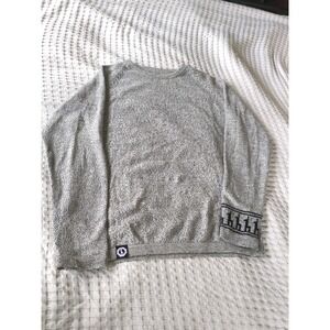 Paka The Costa Crew Neck Alpaca Sweater Pullover Gray Sz Large Mens